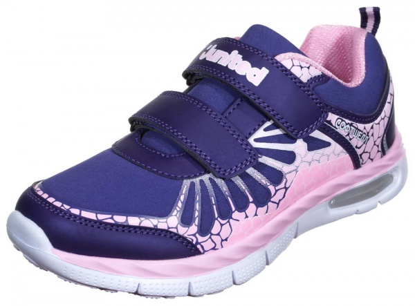 Основное фото 61jun ФИОЛЕТОВЫЙ п/ботинки кроссовки для школьнико